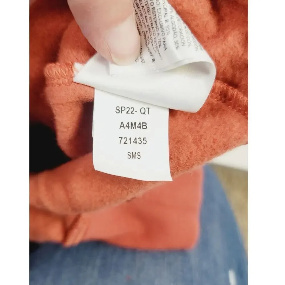THE NORTH FACE HALF DOME PULLOVER HOODIE IN TANDORI SPICE, SZ MEDIUM